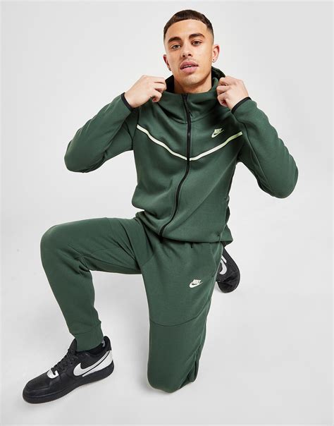 Green Nike Tech Clothing